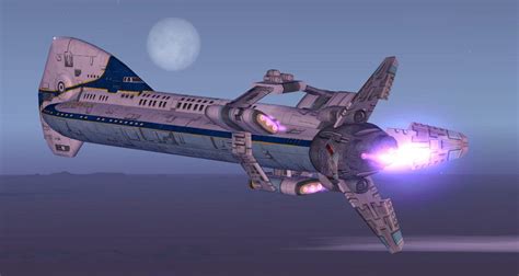 Battlestar Galactica Colonial 1 for FSX