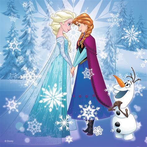 Elsa, Anna and Olaf - Frozen Photo (39253855) - Fanpop