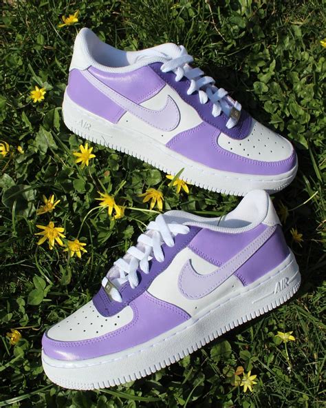 Purple Air Force 1 Custom - Daniel Customs