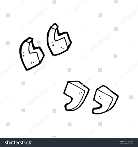 Speech Marks Cartoon Stock Vector 77873368 : Shutterstock