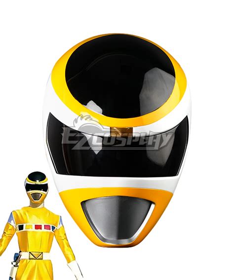 Power Rangers In Space Yellow Space Ranger Helmet Cosplay Accessory Prop