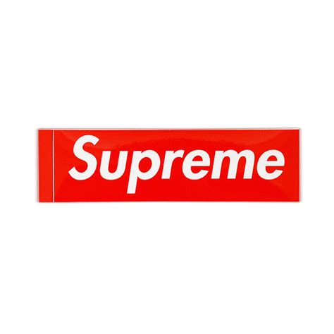 Supreme Box Logo Sticker – Street Wear Official