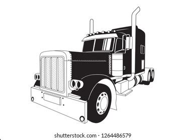 Peterbilt Truck Vector Photos, Images & Pictures | Shutterstock