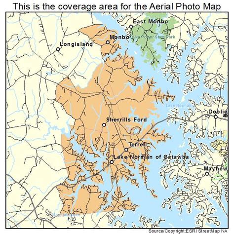 Aerial Photography Map of Lake Norman of Catawba, NC North Carolina