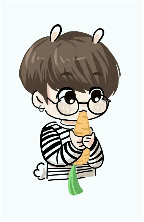 Pin by Isah 08 on k pop | Cute drawings, Jungkook fanart, Chibi