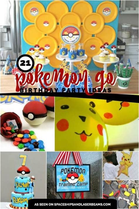 21 Top Pokemon Go Birthday Party Ideas - Spaceships and Laser Beams