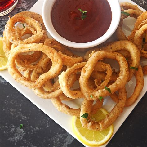 Crispy Fried Calamari | Amira's Pantry