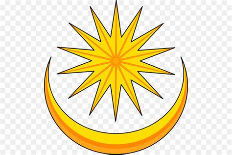 Lambang Bulan Dan Bintang Bendera Malaysia Clipart - IMAGESEE