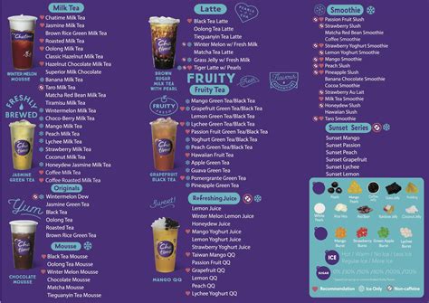 Chatime Bubble Tea Nutrition Facts - Home Alqu