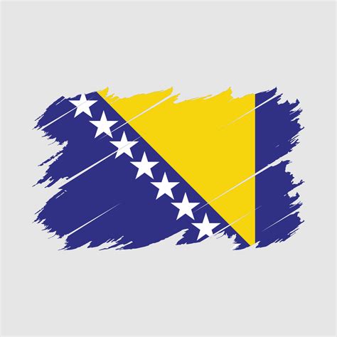 Bosnia Flag Brush Vector 16923775 Vector Art at Vecteezy