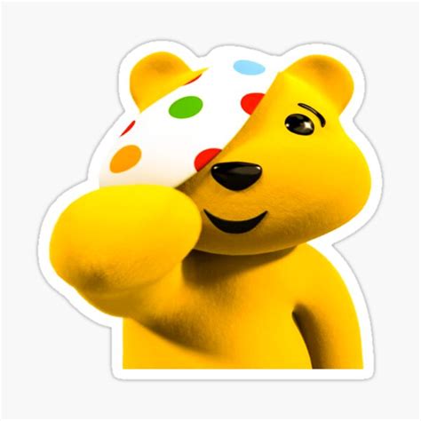 "Pudsey Bear" Sticker for Sale by DAHISHOP | Redbubble