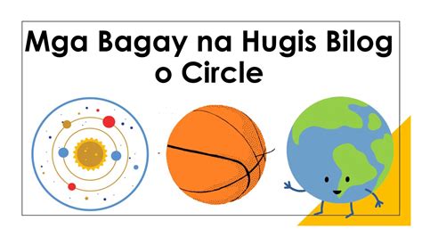 Mga Bagay na Hugis Bilog / Circle - YouTube