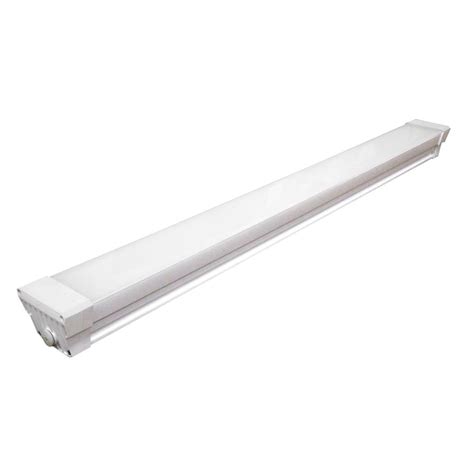 NICOR Lighting Vaportite Series 300-Watt White 4 ft. Integrated LED ...