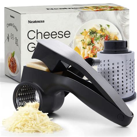 Buy Neatness Rotary Cheese Grater with Handle and 2 Interchangeable ...