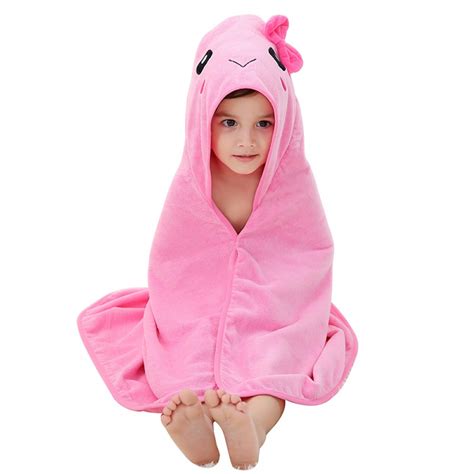 Baby Hooded Towel Infant Towel Best Washcloths Pink Jellyfish ...