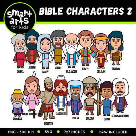 Bible Characters Clip Art 2 - Educational Clip Arts and Bible Stories