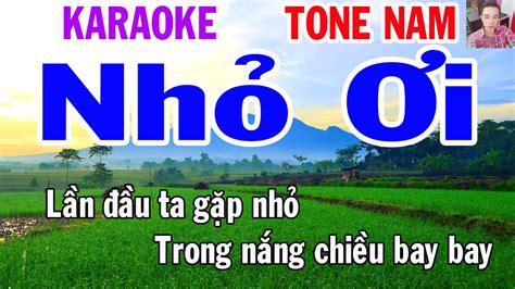 Karaoke Nhỏ Ơi Tone Nam Nhạc Sống gia huy karaoke Chords - Chordify