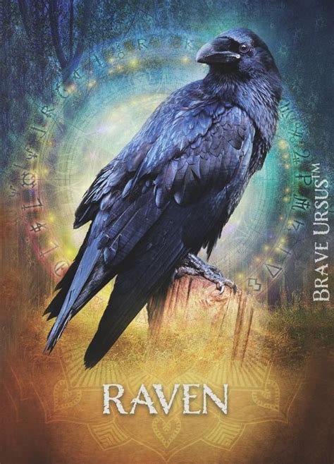 Raven Spirit Animal Altar & Prayer Card