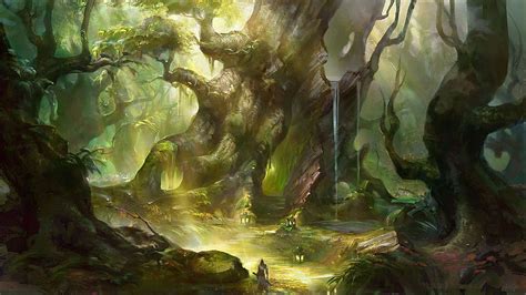 Enchanted Forest Background, Mythical Forest HD wallpaper | Pxfuel