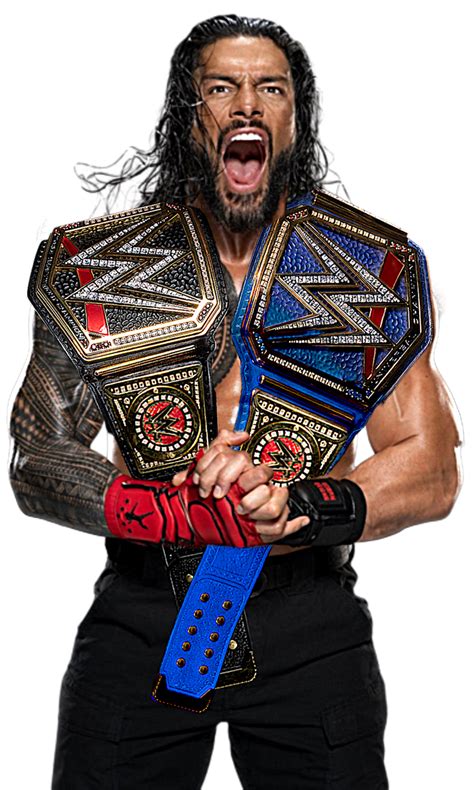 Roman Reigns WWE Undisputed Champion Custom PNG by DecentRenderz on ...