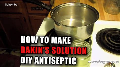 How to make Dakin's Solution: DIY Antiseptic | Antiseptic, Household ...