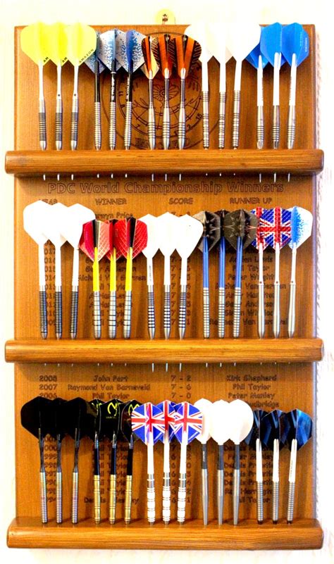 DART CRAFT | 2023 HANDCRAFTED DARTS HOLDER | HOLDS 15 SETS | ENGRAVED ...