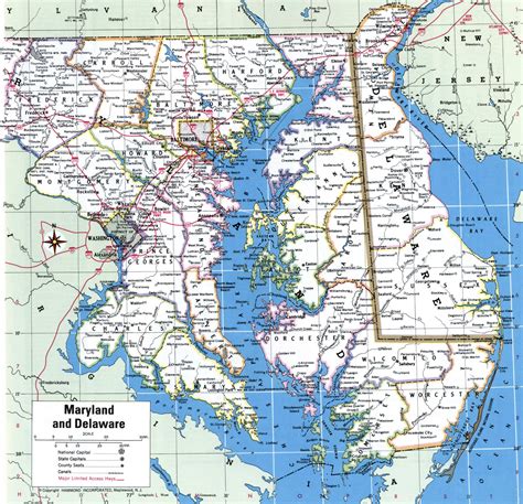 Maryland counties map.Free printable map of Maryland counties and cities