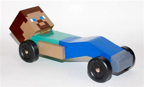 So my son wanted a Minecraft Pinewood Derby car this year... | Rebrn.com