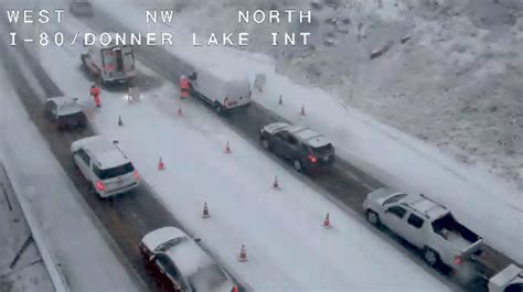 Road conditions deteriorating, chains required on I-80 west of Truckee ...