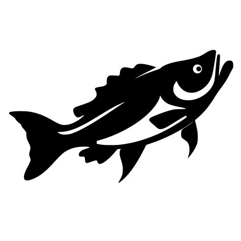 Walleye Fish SVG File: Instant Download for Cricut, Silhouette, Laser