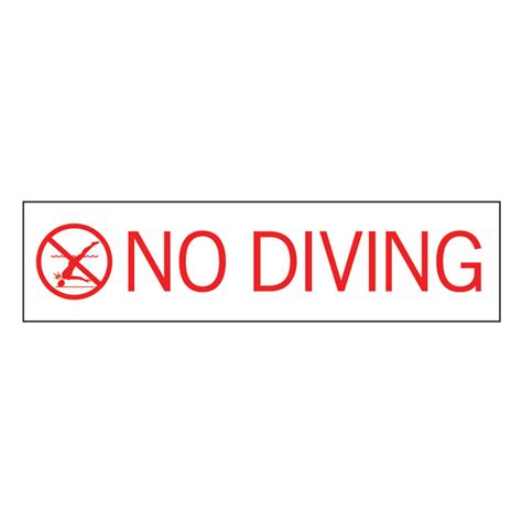 No Diving - Rising Signs