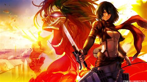 Eren Mikasa Desktop Wallpapers - Wallpaper Cave