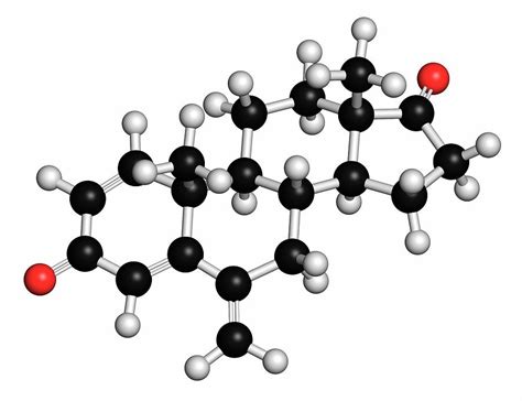 Exemestane Breast Cancer Drug Molecule Photograph by Molekuul | Fine ...