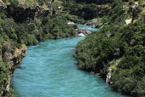 Mountain Landscape with Mountain Turbulent River Stock Photo - Image of ...