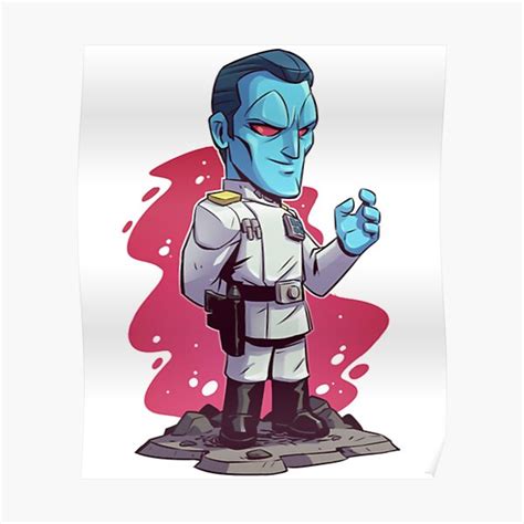 "thrawn " Poster for Sale by MariaButler2222 | Redbubble