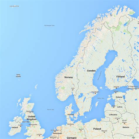 Map of Norway