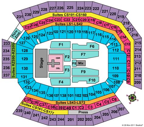 Lincoln Financial Field Seating Chart Concert - Bank2home.com