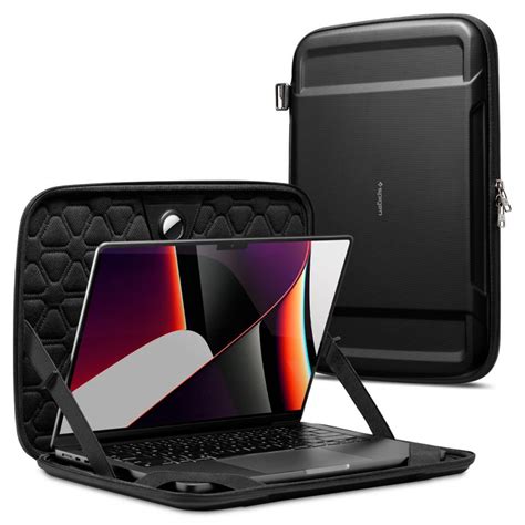 Spigen Rugged Armor Pouch Pro for Laptop 15/16. Black | MOZIK