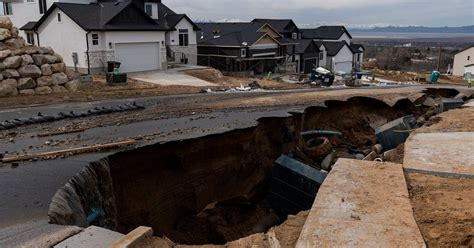 Utah flooding: Sinkholes form in Kaysville; flood advisory issued near ...