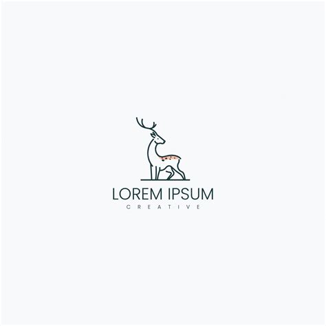 Premium Vector | Deer logo design inspiration