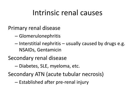 PPT - Acute kidney injury PowerPoint Presentation, free download - ID ...