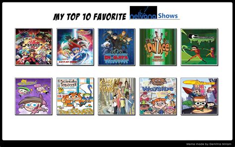 My Top 10 Favorite Nelvana Shows by Neon-Trainer03 on DeviantArt