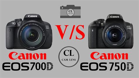 Canon EOS 700D VS Canon EOS 750D - YouTube