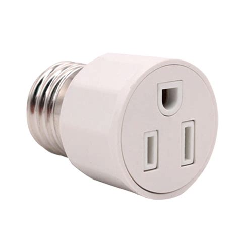 Buy E27 3 Prong Lamp Socket Adapter Light Socket to Plug Adapter for ...