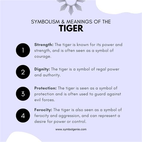 Tiger: Symbolism, Meanings, and History - Symbol Genie