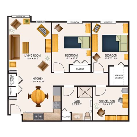 Retirement Floor Plans - floorplans.click