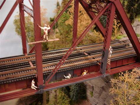 HO scale Bridge being Painted. Found in Ohio, 2014 | Model Railroad ...