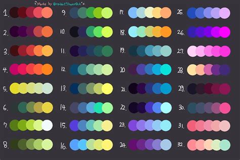 샴록☘️ 🏳️‍🌈シャムロック on Twitter | Color palette challenge, Skin color ...