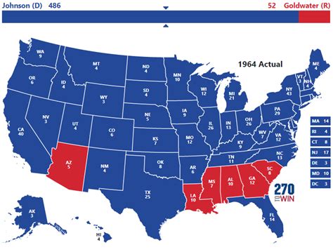 Presidential Election of 1964 - 270toWin