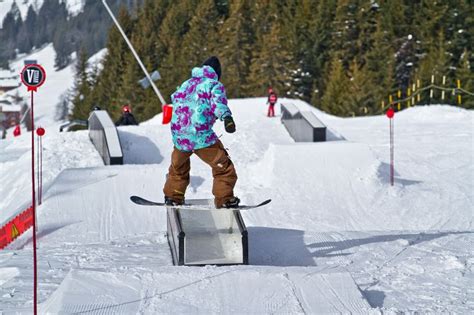 ski, snow, snowpark chatel